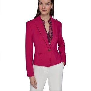 NWOT Karl Lagerfeld Fuchsia Blazer